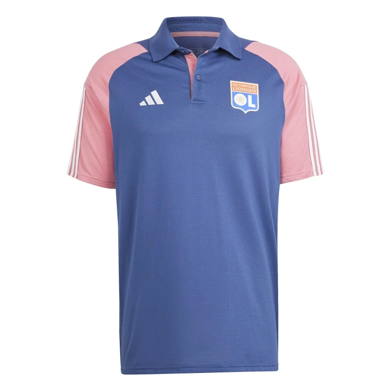 Image of adidas Olympique Lyonnais Tiro 23 Training Polo Shirt Adults - Blue Blue M