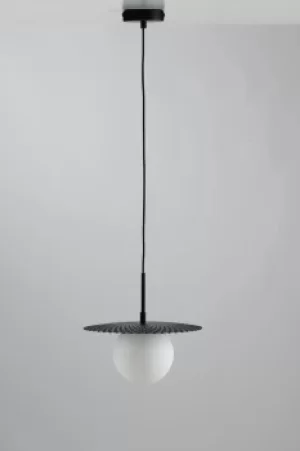 Image of Chaplin Globe Ceiling Pendant, Black, G9