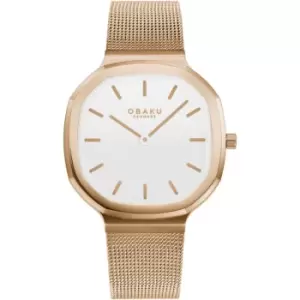 Image of Ladies Obaku Oktant Lille Rose Watch