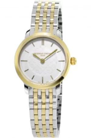 Image of Ladies Frederique Constant Slimline Watch FC-200WHS3B