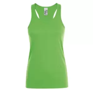 Image of SOLS Womens/Ladies Justin Sleeveless Vest (M) (Lime)