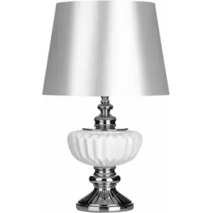 Image of Luana Large White Ceramic Table Lamp - Premier Housewares