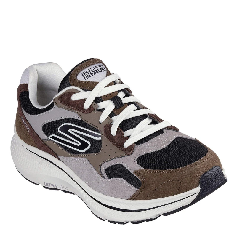 Image of Skechers Mens Go Run Retro Runners Brown/Black male 7 (41)