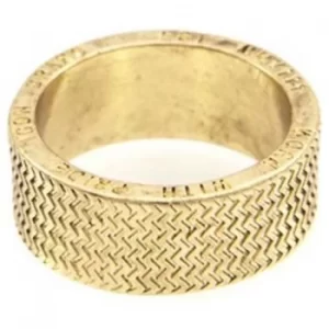 Image of Icon Brand Base metal Cross Range Ring Size Large