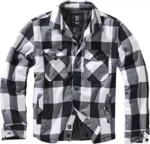 Image of Brandit Lumber Jacket, black-white, Size L, black-white, Size L
