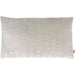 Image of Kai Rialta Geometric Cushion Cover (One Size) (Pebble)