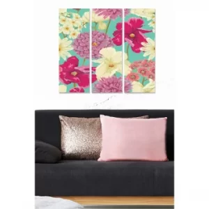 Image of MDF30516123 Multicolor Decorative MDF Painting (3 Pieces)
