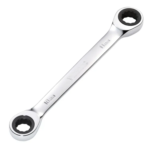 Image of Draper HI-TORQ Metric Double Ratchet Ring Spanner, 10 x 11mm