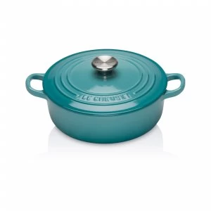 Image of Le Creuset Cooks Special Risotto Pot 22cm Teal