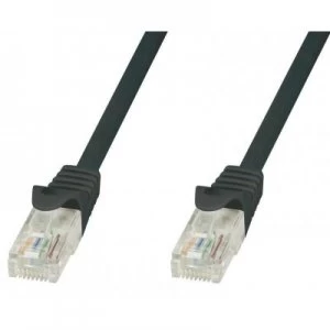 Image of Patch Cord RJ45 U/UTP CAT.6 Black - 1.5 M Full Copper