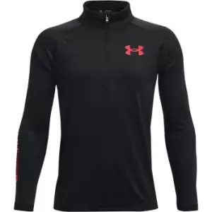 Image of Under Armour Tech BL Half Zip Top Junior - Black