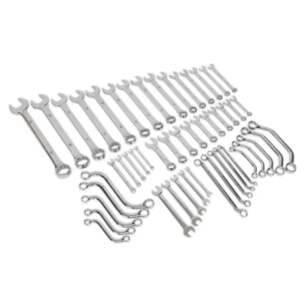 Image of Genuine SEALEY S01084 Multipurpose Spanner Set 50pc Metric