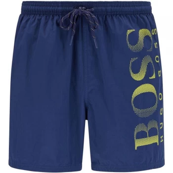 Image of Hugo Boss Octopus Logo Swim Shorts Navy Size S Men