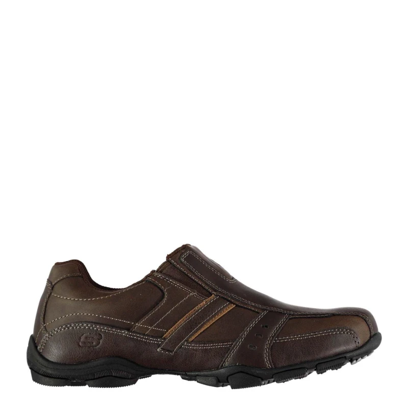 Image of Skechers Marter Casual Slip On Shoes Mens - Brown Brown 11