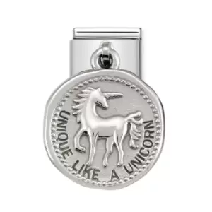 Image of Nomination Classic Silver Unique Like a Unicorn Charm