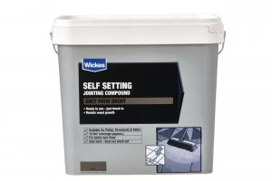 Image of Wickes Self Setting Patio Grout - Grey 15KG