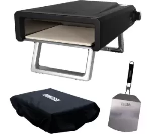 Image of Zanussi ZGPO1PC Portable Gas Pizza Oven - Black