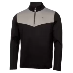 Image of Calvin Klein Golf Mid Layer Zip Top - Multi