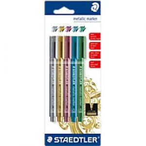 Image of STAEDTLER Metallic Marker Assorted Pack of 5