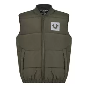 Image of True Religion Reflect Gilet - Green