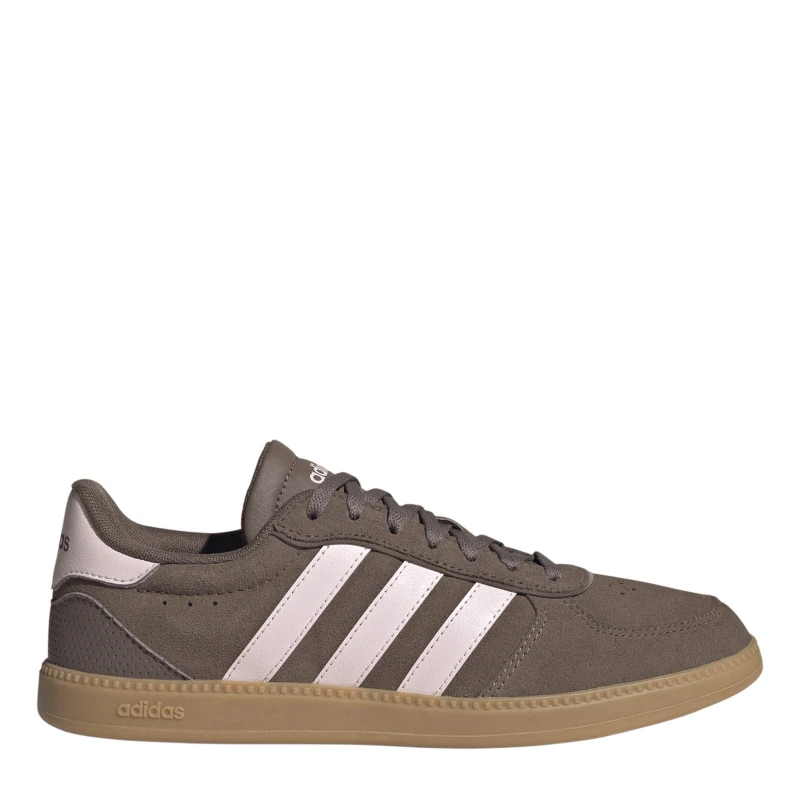 Image of adidas Breaknet Sleek Suede Womens Shoes Low Trainers 4 (36.7) Brown 27368271240