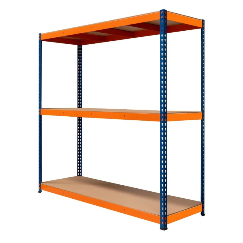 Image of MONSTER RACKING Monster Shop - Garage Racking S-Rax Shelving Unit 3 Shelf 180cm x 180cm x 60cm 5055986190196