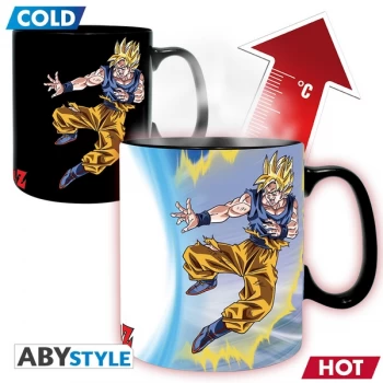 Image of Dragon Ball - Heat Change Dbz/ Goku Vs Buu Mug