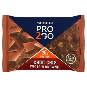 Image of Sci-Mx Pro 2Go Choc Chip Protein Brownie 65g