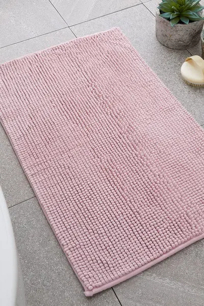 Image of Catherine Lansfield 'Bobble' Bath Mats Pink