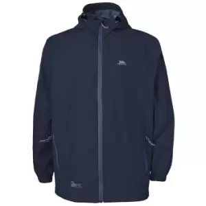 Image of Trespass Adults Unisex Qikpac Packaway Waterproof Jacket (S) (Navy)