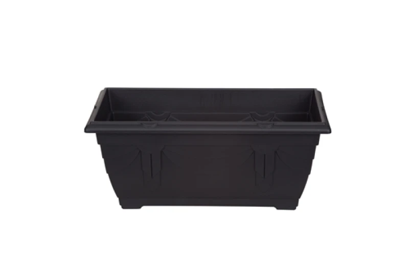 Image of Whitefurze 40cm Venetian Window Box, Black G020265