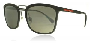 Image of Prada Sport PS03SS Sunglasses Brown Rubber UB05K0 Polariserade 56mm