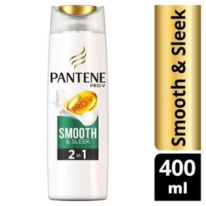 Image of Pantene Pro-V 2in1 Shampoo Smooth and Sleek 400ml