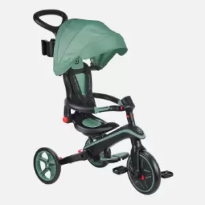 Image of Globber Explorer Trike 4 in 1 Foldable - Olive