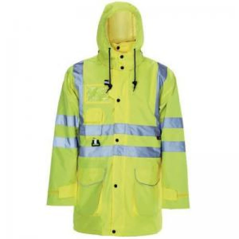 Image of ESE Direct Hi-Vis Yellow 5 in 1 Jacket - Size 2x Extra Large 404758 Hi Vis Clothing