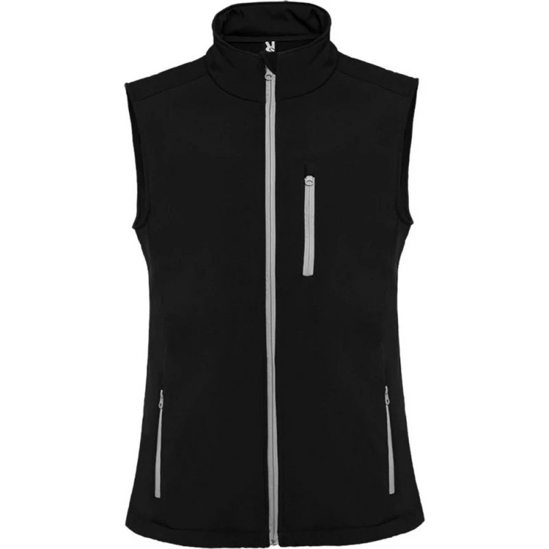 Image of ROLY ROLY Men Nevada Softshell Body Warmer in Black Size: Small Black S Male 5063470415885