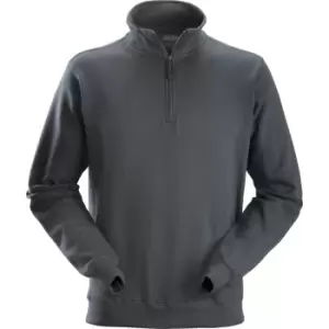 Image of Snickers 2818 1/2-Zip Mens Sweatshirt Grey M