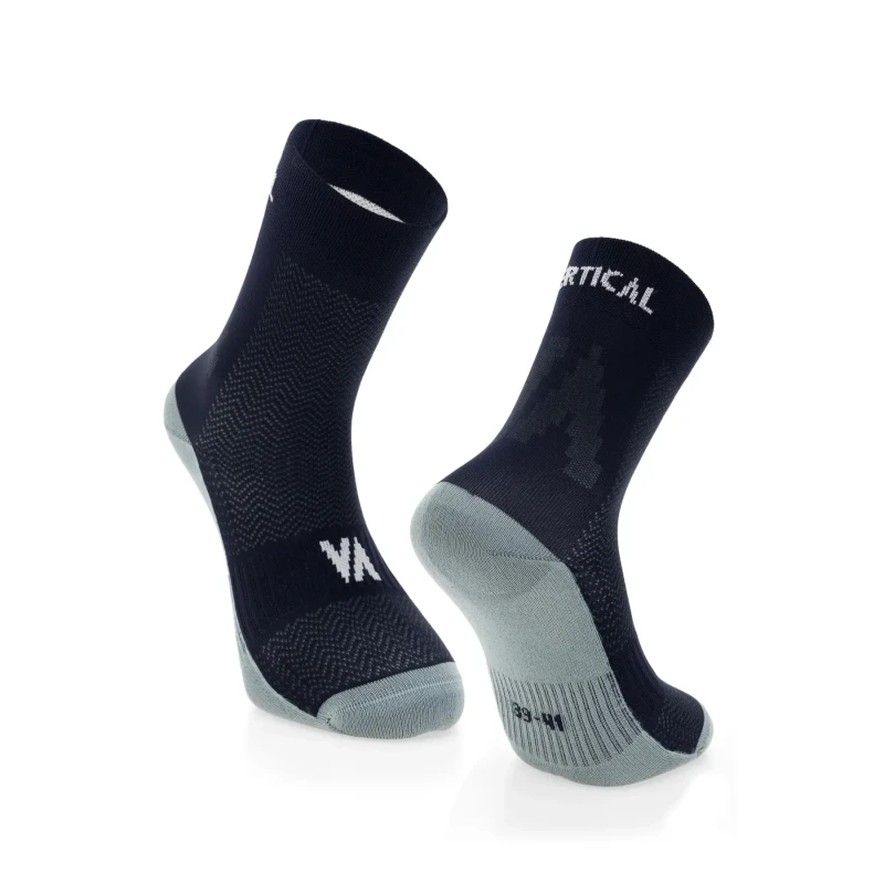 Image of High double-layer socks Vertical Bleu Unisex 39/41