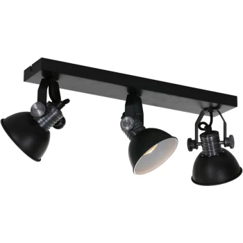 Image of Sienna Lighting - Sienna Brooklyn Spotlight Bar Black Matt, Metal