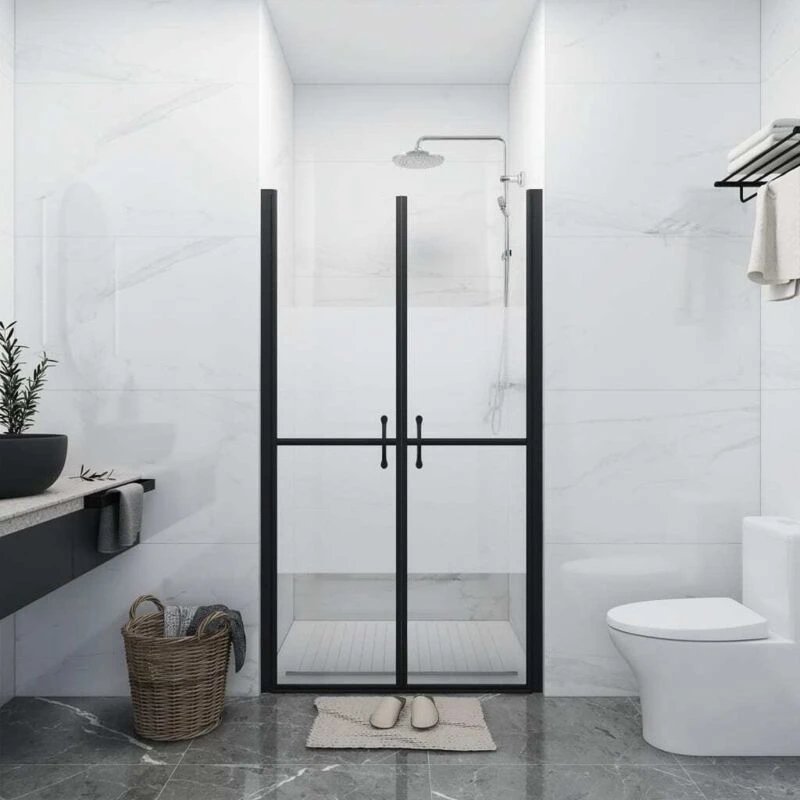 Image of VIDAXL Shower Door Half Frosted esg (68-71)x190cm Vidaxl 8720286416426