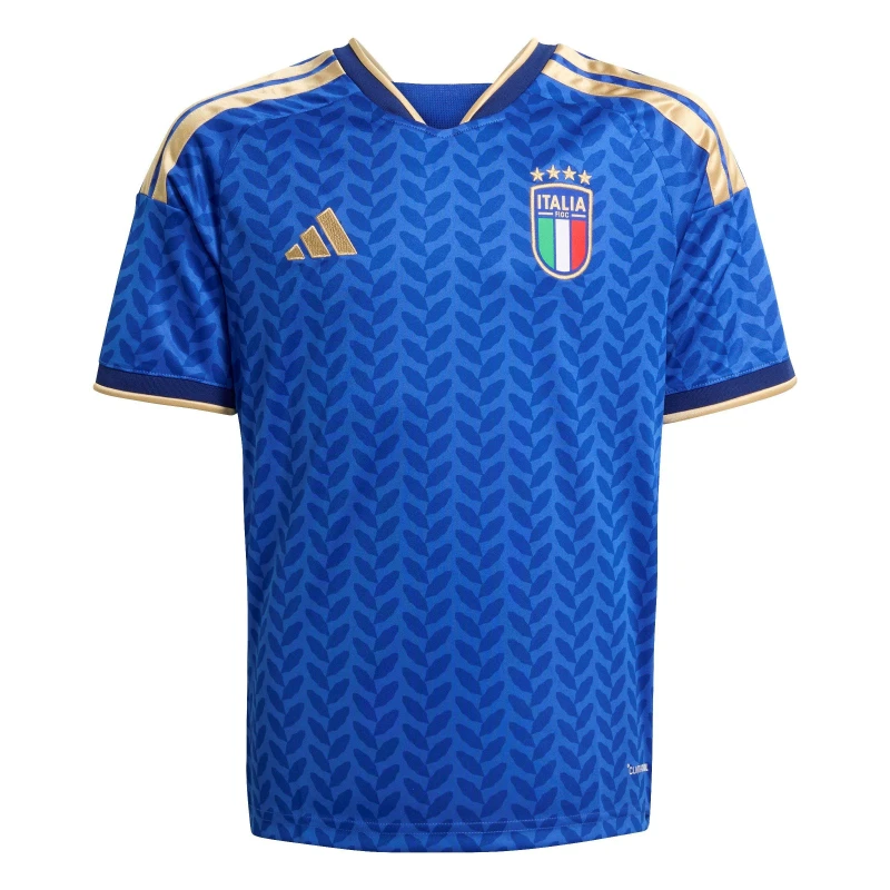Image of Adidas Italy Home Kit Child 2025/26 Bleu Unisex 9/10 ans JY7585