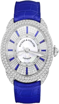 Image of Backes & Strauss Watch Regent Blue Velvet 3643