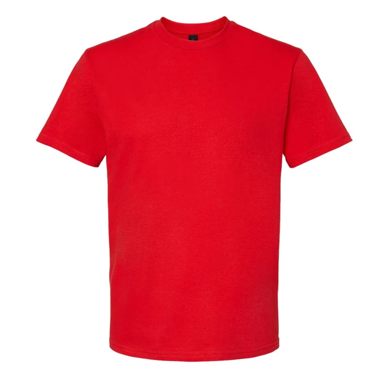 Image of Gildan Mens Softstyle Midweight T-Shirt in Red Size: Small Red Male S