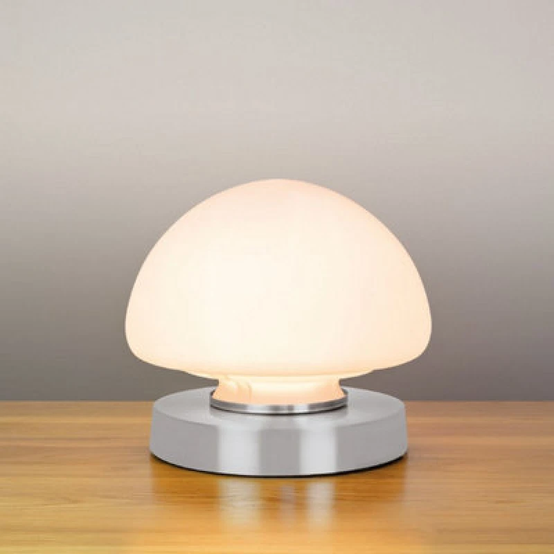 Image of Anika Opal Dome Table Lamp Chrome