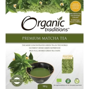 Image of Organic Traditions Premium Matcha Tea 100g
