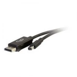 Image of C2G 3m Mini DisplayPort to DisplayPort Adapter Cable M/M - Black