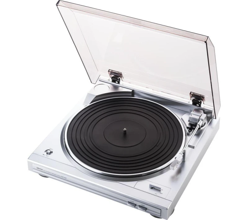 Image of DENON DP-29F Belt Drive Turntable - Silver/Grey 4951035905258