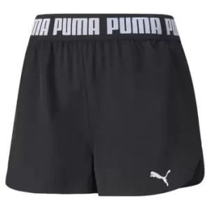 Image of Puma Strong Woven Shorts Ladies - Black