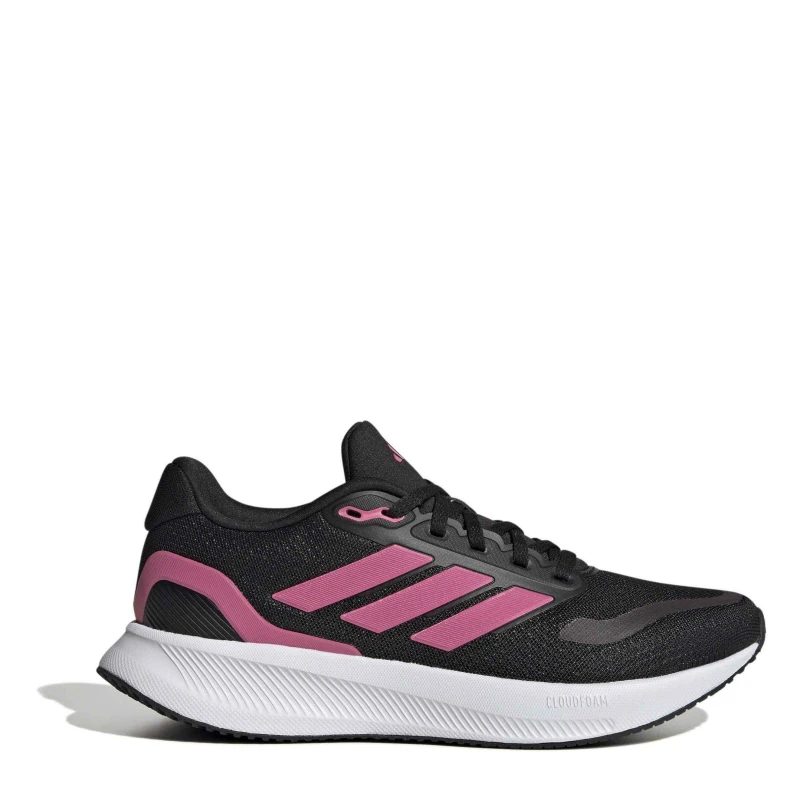 Image of adidas Runfalcon 5 Womens Running Shoes Entry Running Shoes 4 (36.7) Black 27372045240