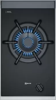 Image of Neff N23TS19N0 30cm Wok Domino hob - Black/Stainless Steel Top Trim